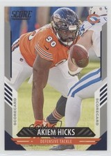 2021 Score Scorecard Akiem Hicks #128 0kr