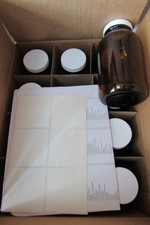 Thermo Scientific 341-0500 Jar Tall Amber WM 12/Case 16oz/500mL 300 Series 1 & 2