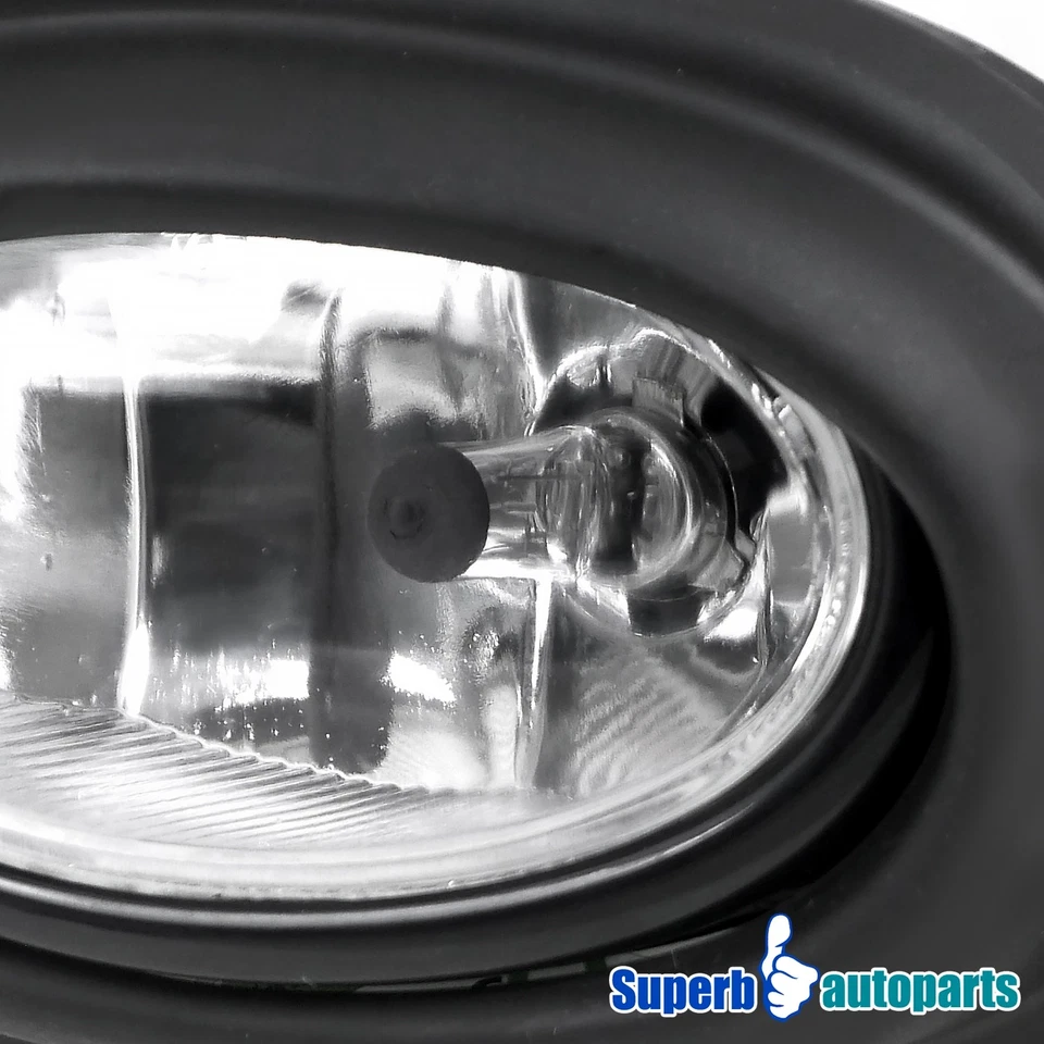 Fits 2006-2008 Honda Civic 4Dr Sedan Bumper Fog Lights Driving Lamps+Switch Foto 3 de 4