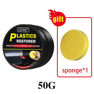1pc Car Plastic Restorer Back to Black Trim Coating Repair Polish - NEW