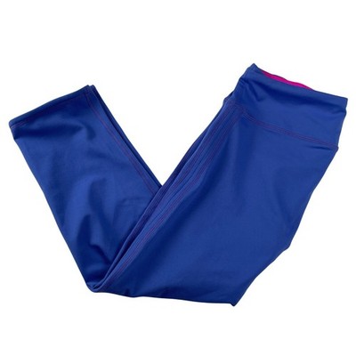 Lilly Pulitzer Luxletic UPF 50 Weekender Women Medium Crop Legging Blue Purple