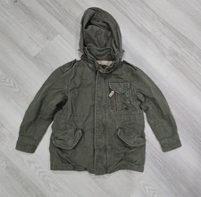 Gap Kids Military Utility Full Zip Olive Green Jacket Size S