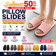 Mens Ladies Sliders Extra Soft Anti-Slip Comfy Cloud Pool Slippers Sandals UK
