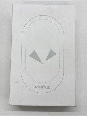 Pocketalk Classic Two Way Language Translator For 74 Languages Pocket Talk White