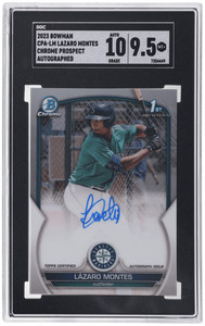 2023 Bowman Chrome Lazaro Montes Prospect Auto #CPALM SGC 9.5/10