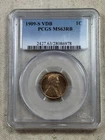 1909-S VDB Lincoln Wheat Cent PCGS MS63RB Red Brown Key Date San Francisco Issue