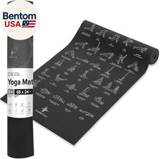 Yoga Mat for Women and Men - Large, 5Mm Thick, 68 Inch Long, Non Slip Exercise M