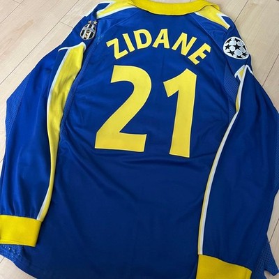 Vintage 98/99 Juventus Zinedine Zidane Long Sleeve Jersey XL CL