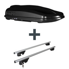 Dachbox Topbox TopBox 420 + Dachtr&auml;ger Menabo f&uuml;r Mercedes M-Klasse Typ W164 Top