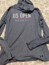 Under Armour US Open Championship NYC long sleeve hoodie shirt women's S small