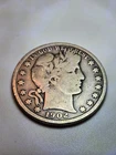 1902 50C Barber Half Dollar