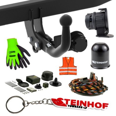 Anhängerkupplung starr+ES 13p spez für BMW 3er E91 Touring 05-12 ohne Vorb.