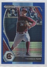 2021 Panini Prizm Draft Picks Blue & Carolina Hyper Thomas Farr #PDP150 2qw