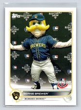 2022 Topps Opening Day - Mascots Bernie Brewer Milwaukee Brewers #M-12