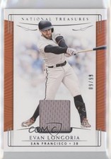 2019 Panini National Treasures 9/99 Evan Longoria #92 0bt4
