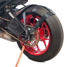 Spanngurt Hinterrad Abspanngurt Motorrad Transportsicherung Zurrgurt schwarz