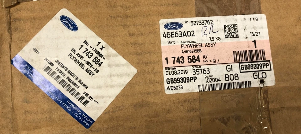 Genuine Ford C-Max/Focus/Mondeo Flywheel Assy - 1743584 - Image 4 of 4