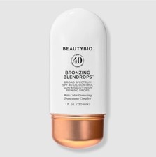 BeautyBio Bronzing BLENDROPS Broad Spectrum SPF 40 Oil-Control Priming Drops