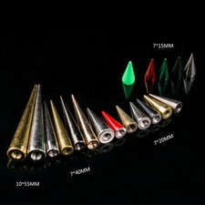 Metal Punk Sharp Warhead Screw Rivets Studs DIY Crafts Leather Clothing Rivet