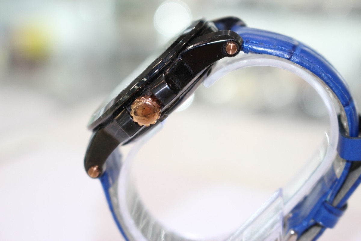 Seiko Premier KINETIC Direct Drive Watch Special Edition Blue 5D22
