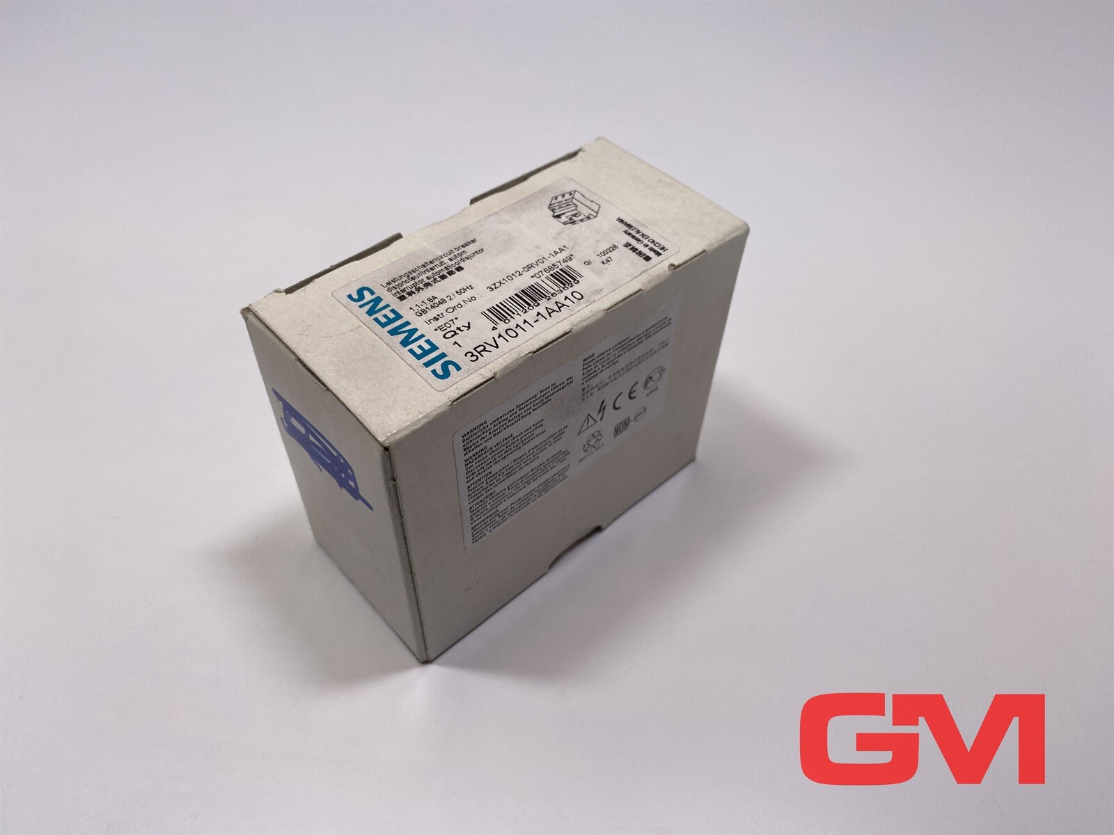 Siemens Circuit Breaker 3RV1011-1AA10 690V 1.1-1.6A Protection