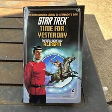 Star Trek - Time for Yesterday Paperback Book - 1st Printing - 1988