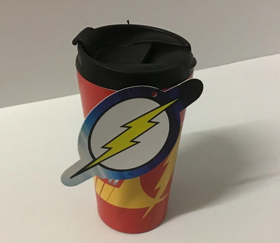 DC Comics The Flash Travel Mug Like New - Image 2 of 4