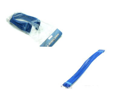 Mod Smart Kobra Cable 24pin Molex Motherboard Extension 24 Inch UV Blue