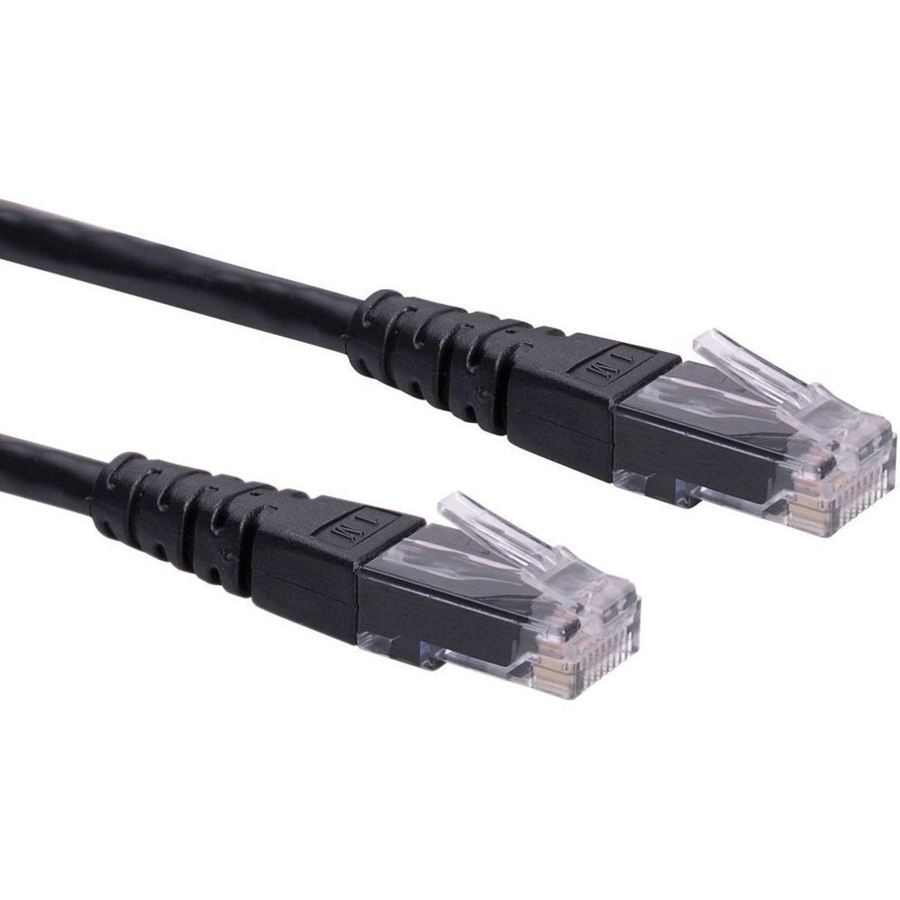 Витая пара ROLINE 21.15.1565 Patchkabel Netzwerk RJ45 Kat.6 UTP schwarz длиной 5 м