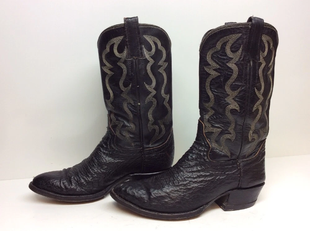 Shark skin cowboy boots mens top