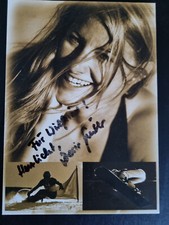 Doris Günther Karta z autografem Oryginalny podpisany autograf snowboardowy