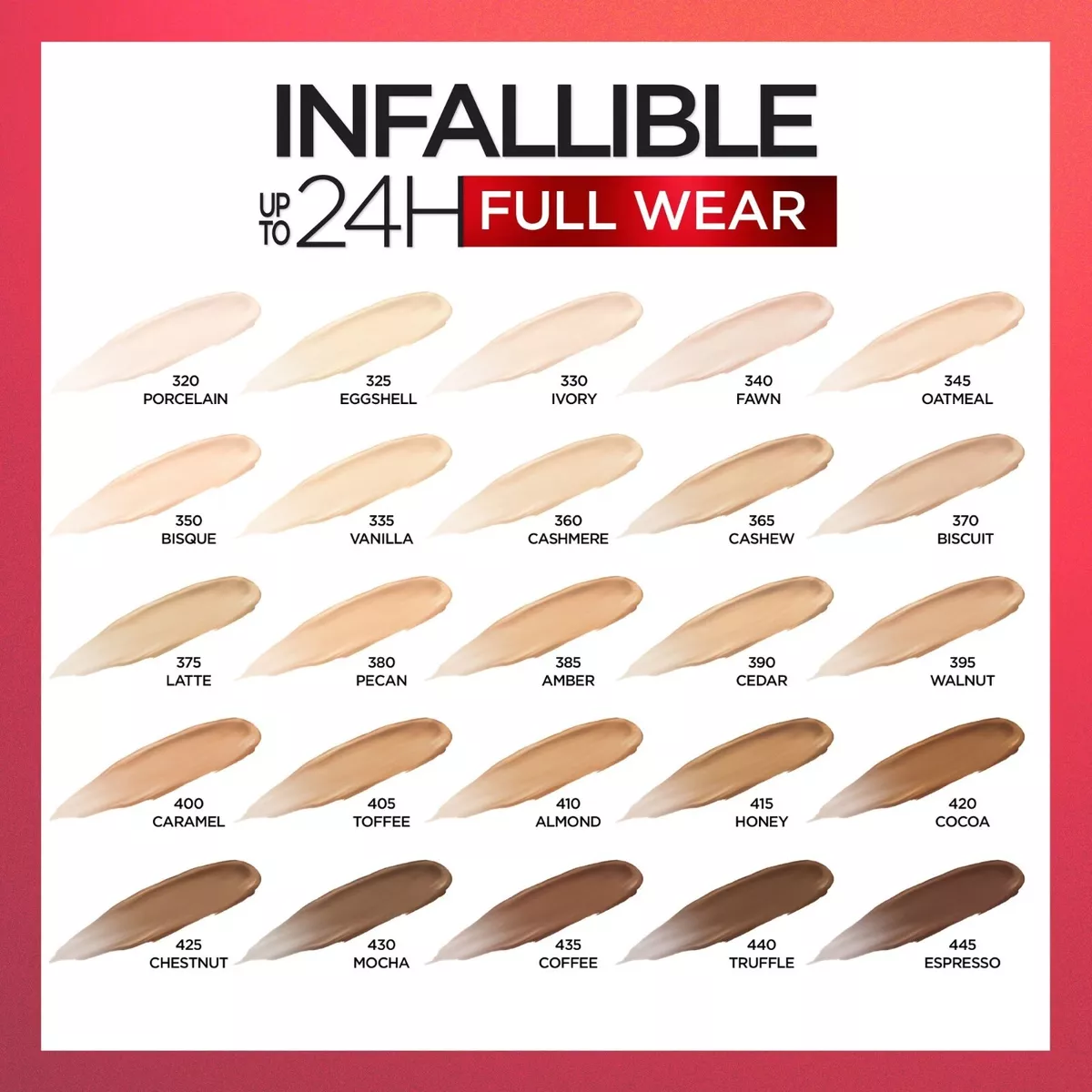 Loreal Infallible 24H Full Wear Concealer .33oz PICK Water Transfer Fade Proof