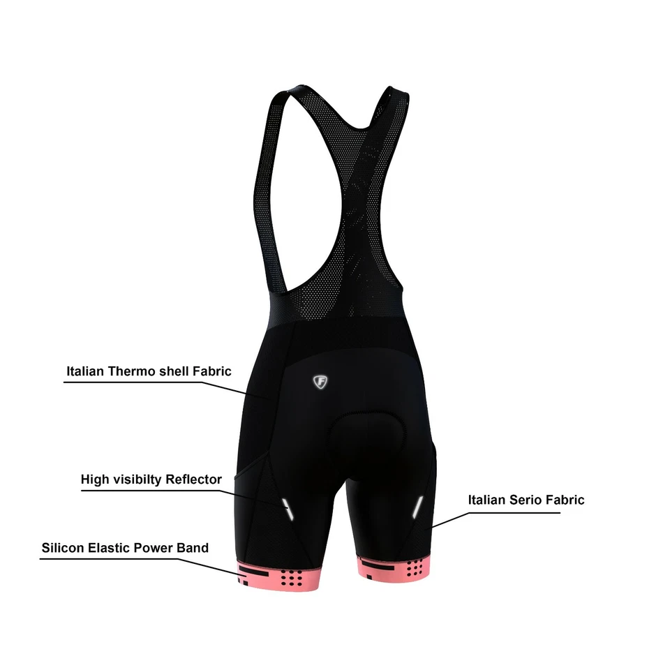 FDX Women' All Day 4D Cycling Bib Shorts Gel Chamois Padded Cycling Shorts Pants - image 3 of 4