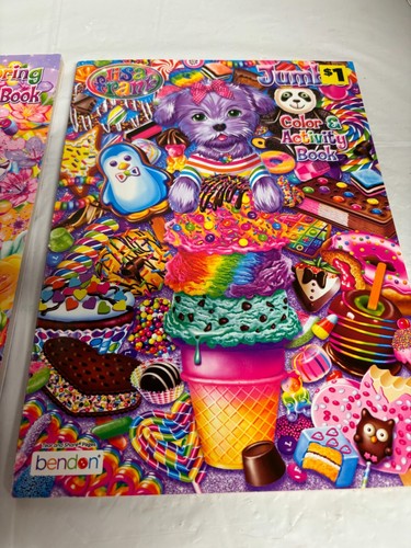 Lisa Frank Activity Books NEW 2020 Set of 2 - Picture 2 of 5