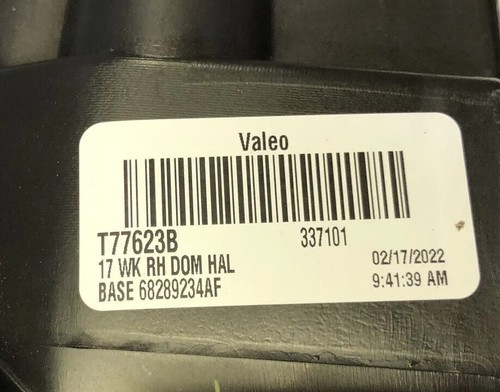 2017-2022 JEEP GRAND CHEROKEE LAREDO WK RIGHT RH HEADLIGHT MOPAR 68289234AF NEW - Picture 10 of 18