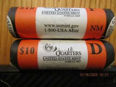 Lot - 2000 US MINT STATE QUARTERS UNCIRCULATED COIN SET