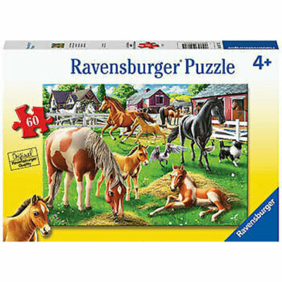 Ravensburger Happy Horses 60 pcs Jigsaw Puzzle 4+