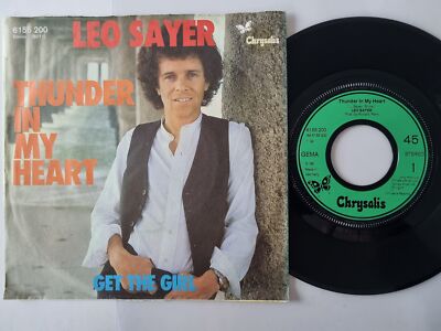 Leo Sayer - Thunder in my heart 7'' Vinyl Germany