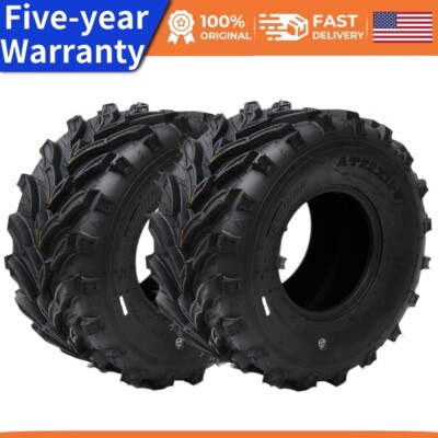 2pack 22x11-9 ATV Tires 22X11X9 All-Terrain Tires Off-Road Tires Mud/Trail Tires