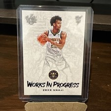 2020-21 Panini Court Kings - Works in Progress Violet #22 Zeke Nnaji 7/49 (RC)