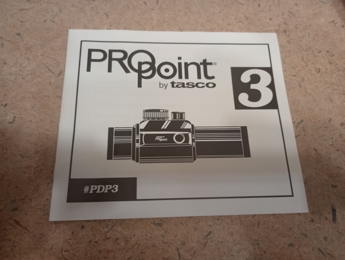 タスコ PROpoint III 光学サイト TASCO PROpoint 3 Red Dot Scope Sight 1x30mm Japan BOX ONLY WITH