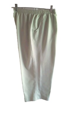 ALIA PETITES Capri Pants 14P Elasticized Waist, Faux Fly