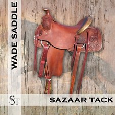 Western Saddle Roping Ranch Work Equestrian Trail Horse Wade Tree A Fork Tack