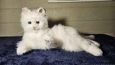 2009 Hasbro FurReal Friends Lulu My Cuddlin  Kitty Cat   White   NOT WORKING