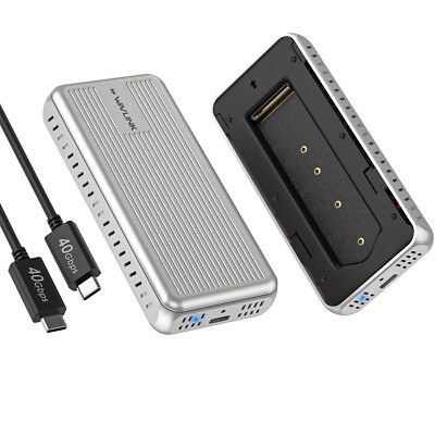 M.2 NVMe SSD Enclosure USB C 10Gbps 20Gbps 40Gbps Hard Drive SATA SSD Case