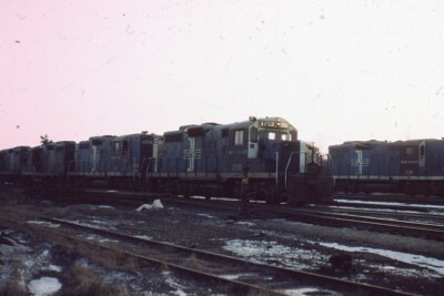 1753 Train Engine B&M BOSTON AND MAINE Railroad Train Locomotive 1753 Original 1968 Photo ...