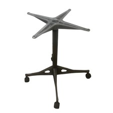 Herman Miller Eames Aluminum Group Universal Table Base MCM w/ Casters VTG 1970s