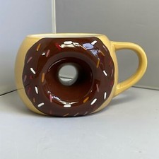 Tag Chocolate Sprinkle Donut Coffee Mug EUC