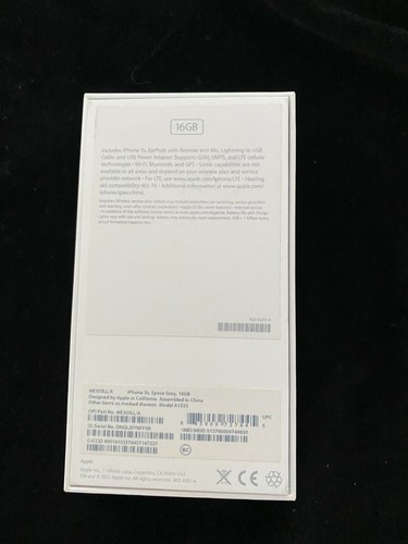 APPLE IPHONE 5 S 16 GB White BOX ONLY - 第 3/5 張圖片
