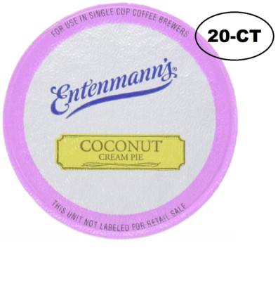 ENTENMANN'S COCONUT CREAM PIE  K CUPS FOR KEURIG  20 CT